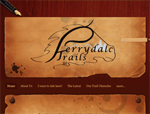 Tablet Screenshot of perrydaletrails.com